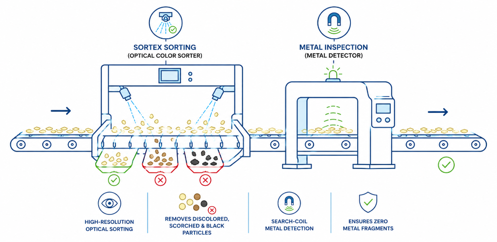 Sortex Sorting & Metal Inspection